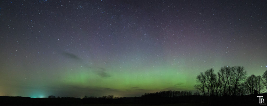 polarlicht rügen panorama