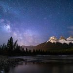Milchstraße im Banff Nationalpark (Canmore)